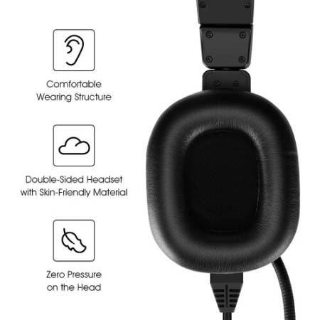 Hollyland Solidcom Dynamic dual ear headset - słuchawka z mikrofonem, 8 pinów_002
